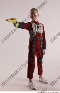 DENISA PILOT STANDING POSE WITH GUN 2